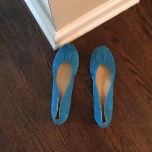 JCrew- suede ballet shoes